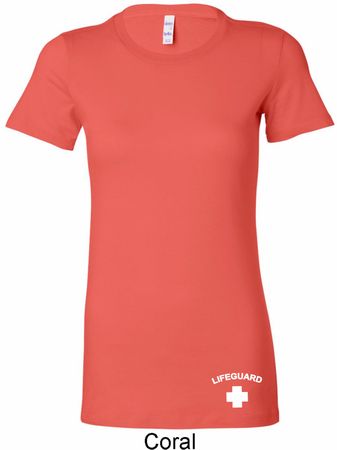 Lifeguard Bottom Print Ladies Longer Length Shirt