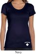 Lifeguard Bottom Print Ladies Scoop Neck Shirt