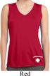 Lifeguard Bottom Print Ladies Sleeveless Moisture Wicking Shirt