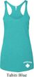Lifeguard Bottom Print Ladies Tri Blend Racerback Tank Top