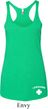 Lifeguard Bottom Print Ladies Tri Blend Racerback Tank Top