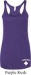Lifeguard Bottom Print Ladies Tri Blend Racerback Tank Top