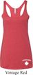 Lifeguard Bottom Print Ladies Tri Blend Racerback Tank Top