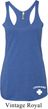 Lifeguard Bottom Print Ladies Tri Blend Racerback Tank Top