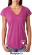 Lifeguard Bottom Print Ladies Tri Blend V-Neck Shirt