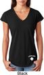Lifeguard Bottom Print Ladies Tri Blend V-Neck Shirt