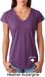 Lifeguard Bottom Print Ladies Tri Blend V-Neck Shirt