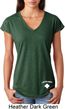 Lifeguard Bottom Print Ladies Tri Blend V-Neck Shirt