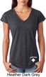 Lifeguard Bottom Print Ladies Tri Blend V-Neck Shirt