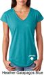 Lifeguard Bottom Print Ladies Tri Blend V-Neck Shirt