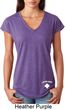 Lifeguard Bottom Print Ladies Tri Blend V-Neck Shirt