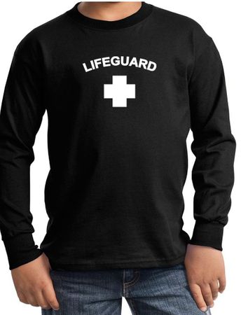 Lifeguard Kids Shirt Youth Long Sleeve Shirt