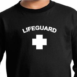 Lifeguard Kids Shirt Youth Long Sleeve Shirt