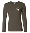 Lifeguard Ladies Long Sleeve Shirt Pocket Print