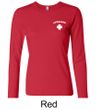 Lifeguard Ladies Long Sleeve Shirt Pocket Print