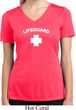 Lifeguard Ladies Moisture Wicking V-neck Shirt