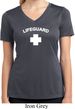 Lifeguard Ladies Moisture Wicking V-neck Shirt