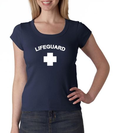 Lifeguard Ladies Scoop Neck Shirt