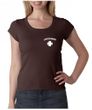 Lifeguard Ladies Scoop Neck Shirt Pocket Print
