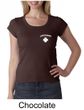 Lifeguard Ladies Scoop Neck Shirt Pocket Print