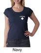 Lifeguard Ladies Scoop Neck Shirt Pocket Print