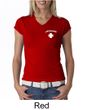 Lifeguard Ladies V-Neck Shirt Pocket Print