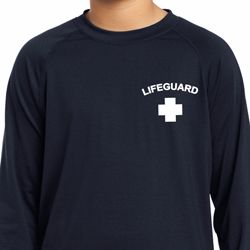 Lifeguard Pocket Print Kids Dry Wicking Long Sleeve Shirt Lifeguard Pocket Print Kids Dry Wicking Long Sleeve Shirt