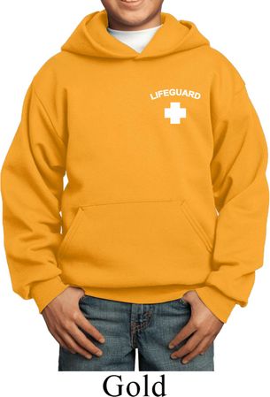 Lifeguard Pocket Print Kids Hoodie
