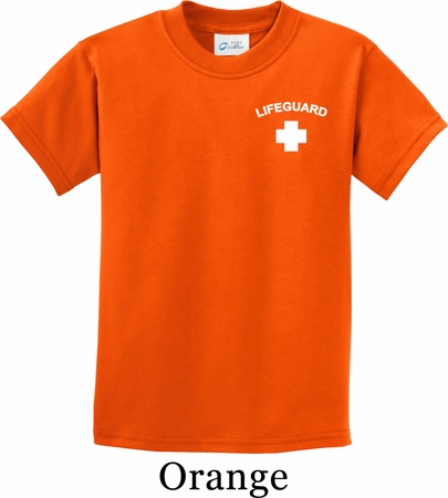 Lifeguard Pocket Print Kids Shirt