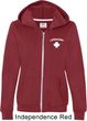 Lifeguard Pocket Print Ladies Full Zip Hoodie