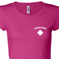 Lifeguard Pocket Print Ladies Shirts
