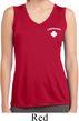 Lifeguard Pocket Print Ladies Sleeveless Moisture Wicking Shirt