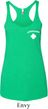 Lifeguard Pocket Print Ladies Tri Blend Racerback Tank Top