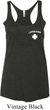 Lifeguard Pocket Print Ladies Tri Blend Racerback Tank Top