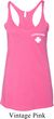 Lifeguard Pocket Print Ladies Tri Blend Racerback Tank Top