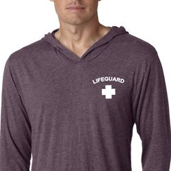 Lifeguard Pocket Print Lightweight Hoodie Shirt Lifeguard Pocket Print Lightweight Hoodie Shirt