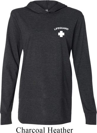 Lifeguard Pocket Print Lightweight Hoodie Tee