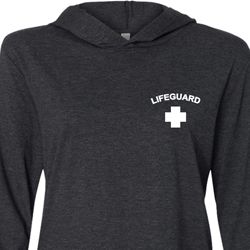 Lifeguard Pocket Print Lightweight Hoodie Tee Lifeguard Pocket Print Lightweight Hoodie Tee