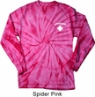 Lifeguard Pocket Print Long Sleeve Tie Dye Shirt