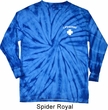 Lifeguard Pocket Print Long Sleeve Tie Dye Shirt