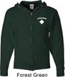 Lifeguard Pocket Print Mens Full Zip Hoodie