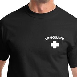 Lifeguard Pocket Print Mens Shirts