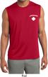 Lifeguard Pocket Print Mens Sleeveless Moisture Wicking Shirt