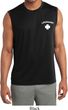 Lifeguard Pocket Print Mens Sleeveless Moisture Wicking Shirt