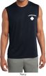 Lifeguard Pocket Print Mens Sleeveless Moisture Wicking Shirt