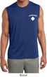 Lifeguard Pocket Print Mens Sleeveless Moisture Wicking Shirt