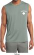 Lifeguard Pocket Print Mens Sleeveless Moisture Wicking Shirt