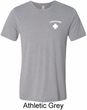 Lifeguard Pocket Print Mens Tri Blend Crewneck Shirt
