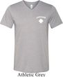 Lifeguard Pocket Print Mens Tri Blend V-neck Shirt