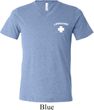 Lifeguard Pocket Print Mens Tri Blend V-neck Shirt